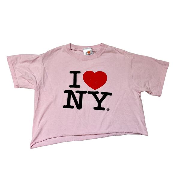 Unbranded Other - I Love NY Graphic Cropped Tee Size 14/16